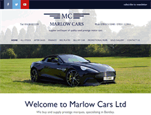 Tablet Screenshot of marlowcars.co.uk